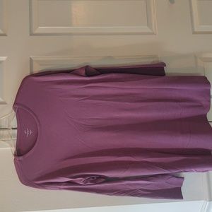 JJill XL tall tunic, dusty grape color
